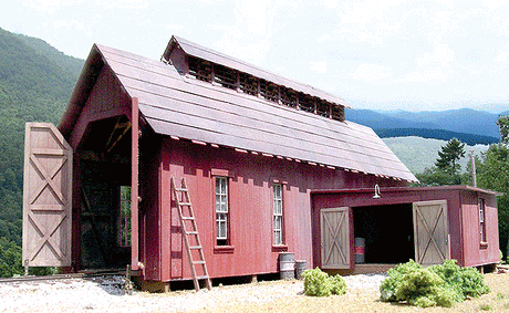McCabe Engine House - Narrow Gauge -- 4-3/4 x 8-3/8"  12.1 x 21.3cm