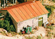 Buck's Dynamite Building -- 3-3/16 x 2-3/16"