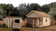Goin' Home Series - Anderson Pulpwood Yard -- Includes: Office, Storage Shed, Truck Scale, Storage Racks & Accessories