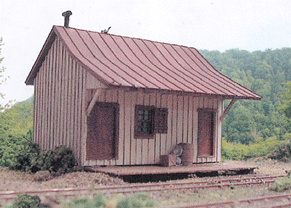 Waynesburg & Washington Narrow Gauge Structure Kits (Laser-Cut Wood) -- West Amity Station - 3 x 3-5/16"