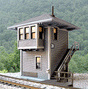 Chesapeake & Ohio MD Cabin (Interlocking Tower) -- 4-1/8 x 4-7/16"