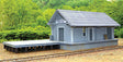 Laser-Cut Wood Kit -- C&O Quinnimont Section Freight Depot - Scale: 65 x 30'  19.8 x 9.1m-1