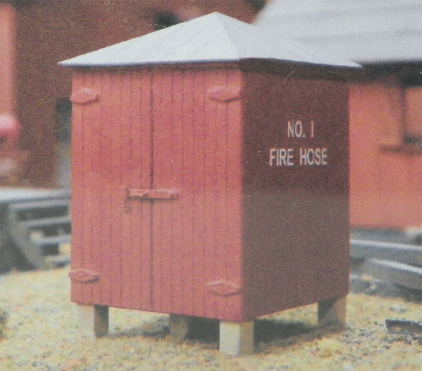 B&O Fire Hose House 6-Pack -- Laser-Cut Wood Kit - 6 x 6 Scale Feet