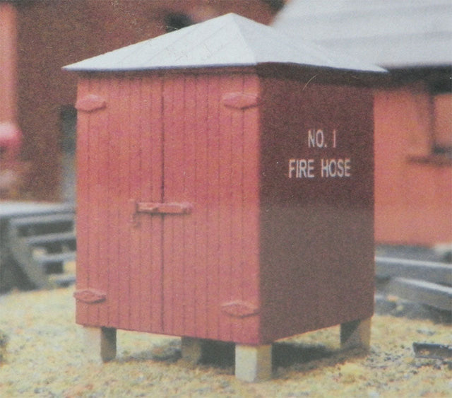 B&O Fire Hose House 6-Pack -- Laser-Cut Wood Kit - 6 x 6 Scale Feet
