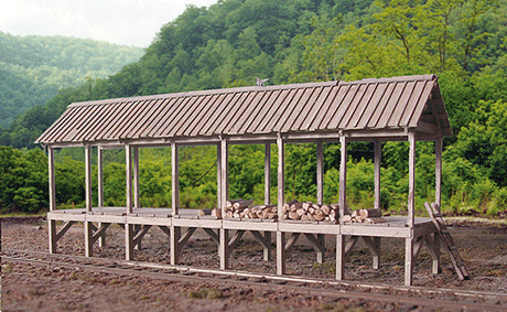 War Between the States Series - 40' Long Wood Rick pkg(2) -- Covered