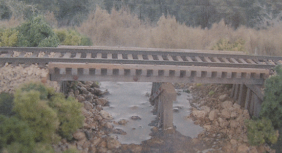 Laser-Cut Cheat Run Trestle Kit - Narrow Gauge -- Approximate Size: 12' x 27'