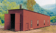 Single-Stall Switcher Shed - Kit (Laser-cut Wood & Card) -- Scale 21 x 70'