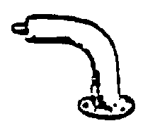 3" Pipe w/Flange -- 90 Degree