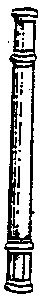 Posts, Tall Ornate -- Half-Round