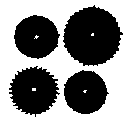 Small Saw Blades - Brass