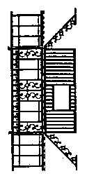 Fire Escapes, Brass, 2 Floors -- Ornate