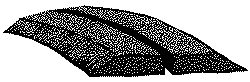 Cork Roadbed - 36 x 1-1/8 x 1/8"  91.4 x 2.9 x .3cm -- Single Section