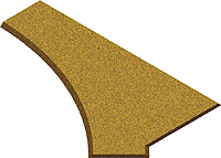 Beveled Switch Pad -- O31, Right & Left