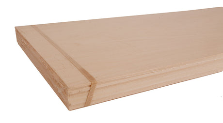 Basswood Sheets 24"  61cm Long x 8"  20.3cm Wide -- Each 3/32"  2.4mm Thick pkg(10)