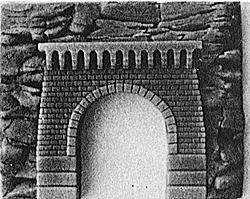 Tunnel Portal -- Brick 6-1/4 x 7-1/4"