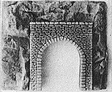 Tunnel Portal -- Cut Stone 6 x 7-1/4"