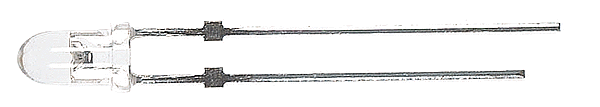 Standard Light Emiting Diodes (LEDs)  1/8"  3mm Diameter -- White pkg(2)