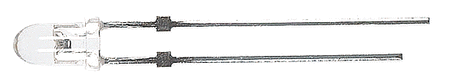 Standard Light Emiting Diodes (LEDs)  1/8"  3mm Diameter -- White pkg(2)