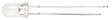 Standard Light Emiting Diodes (LEDs) 5mm Diameter -- White pkg(2)