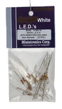 Standard Light Emiting Diodes (LEDs) 5mm Diameter -- White pkg(10)