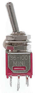 Sub Miniature Toggle Switches -- DPDT 3AMP 120V