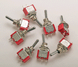 Miniature Single Pole, Single Throw SPST Toggle Switch -- On/Off 5-Amp 120V pkg(8)