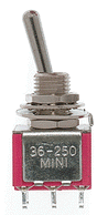 Miniature Toggle Switches -- DPDT 5Amp 120V pkg(8)