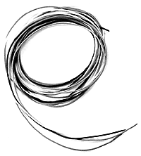 30 Gauge Ultra Flexible Stranded Single Conductor Wire - 10' 3m -- Black