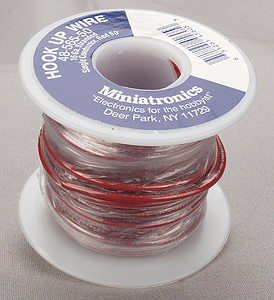16 Gauge Flexible Single Stranded Conductor Wire - 50' -- Red