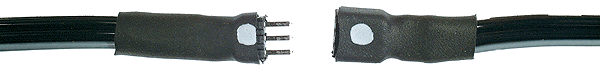Micro Mini Connectors -- 3-Pin 12" Flexible Leads 1 Set