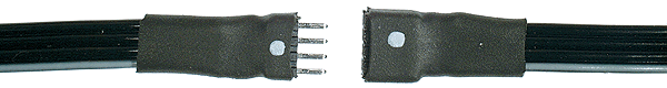 Micro Mini Connectors -- 4 Pin 12" Flexible Leads 1 Set