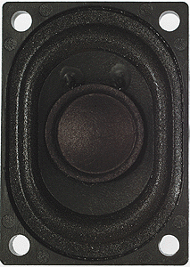 Digital Command Control Speakers -- Rectangular 28 x 40mm, 8 Ohm, 2 Watt
