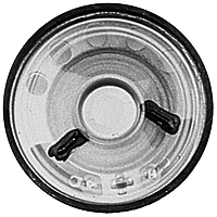 8 Ohm Speakers -- 1-3/4" 4.3cm Round x 3/16" 4.7mm High (Fits O, G & #1 Scales)
