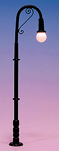 Lampposts -- Street Lamp (black) 1-7/8" 4.6cm