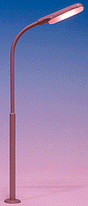 Lampposts -- Single Highway Light (gray) - 2-1/8"  5.3cm