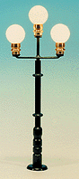 Lampposts -- Triple Park Light (green) 2-5/8"  6.5cm