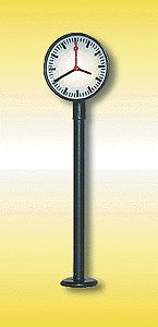 Double Sided, Illuminated Platform Clock (16V)
