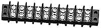 Electrical Accessories -- Terminal Block 10-Screw Double Row 4-1/2 x 7/8"  11.2 x 2.1cm pkg(3)-1