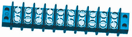 Electrical Accessories -- Terminal Block 10-Screw Double Row 4-1/2 x 7/8"  11.2 x 2.1cm pkg(3)-2