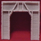 Tunnel Portal - Single Track -- Timber 4-1/4 x 4"  11 x 10.5cm-2