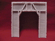 Tunnel Portal - Single Track -- Timber 4-1/4 x 4"  11 x 10.5cm-1