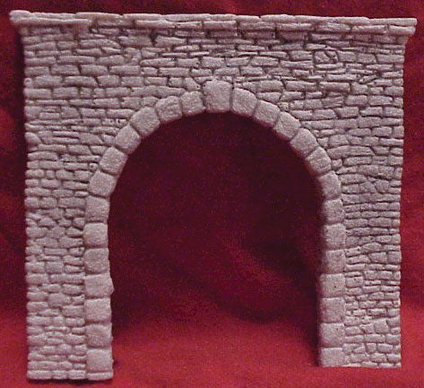 Tunnel Portal - Single Track -- Random Stone 4-3/4 x 5"  11.5 x 13cm-2
