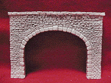 Tunnel Portal - Double Track -- Random Stone 4-3/4 x 7"  11.5 x 17.5cm-1