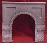 Tunnel Portal - Single Track -- Cut Stone - 4-3/4 x 5"  11.5 x 12.5cm-2