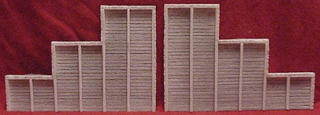 Tunnel Abutments pkg(2) -- Timber - 6-3/4 x 4-1/2"  17 x 11.5cm-2