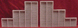 Tunnel Abutments pkg(2) -- Timber - 6-3/4 x 4-1/2"  17 x 11.5cm-1