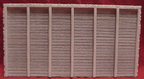 Retaining Wall -- Timber 6-1/4 x 3-1/2"  15.5 x 8.5cm