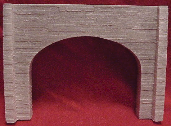 Tunnel Portal - Double Track -- Concrete 4-3/4 x 6"  11.5 x 15.5cm