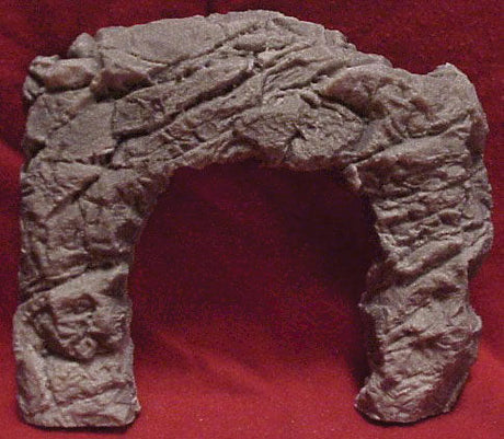 Tunnel Portal - Single Track -- Blasted Rock Tunnel Portal Rough Square