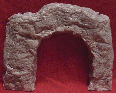Tunnel Portal - Single Track -- Blasted Rock Smooth Square